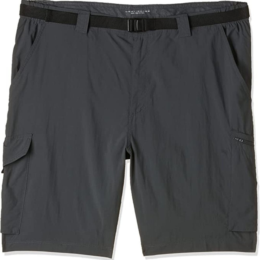 Columbia Men's Silver Ridge Cargo Shorts, Grill, 44 x 12-Inch